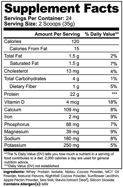 Exolv Advanced 100% Whey Protein Isolate (Chocolate)